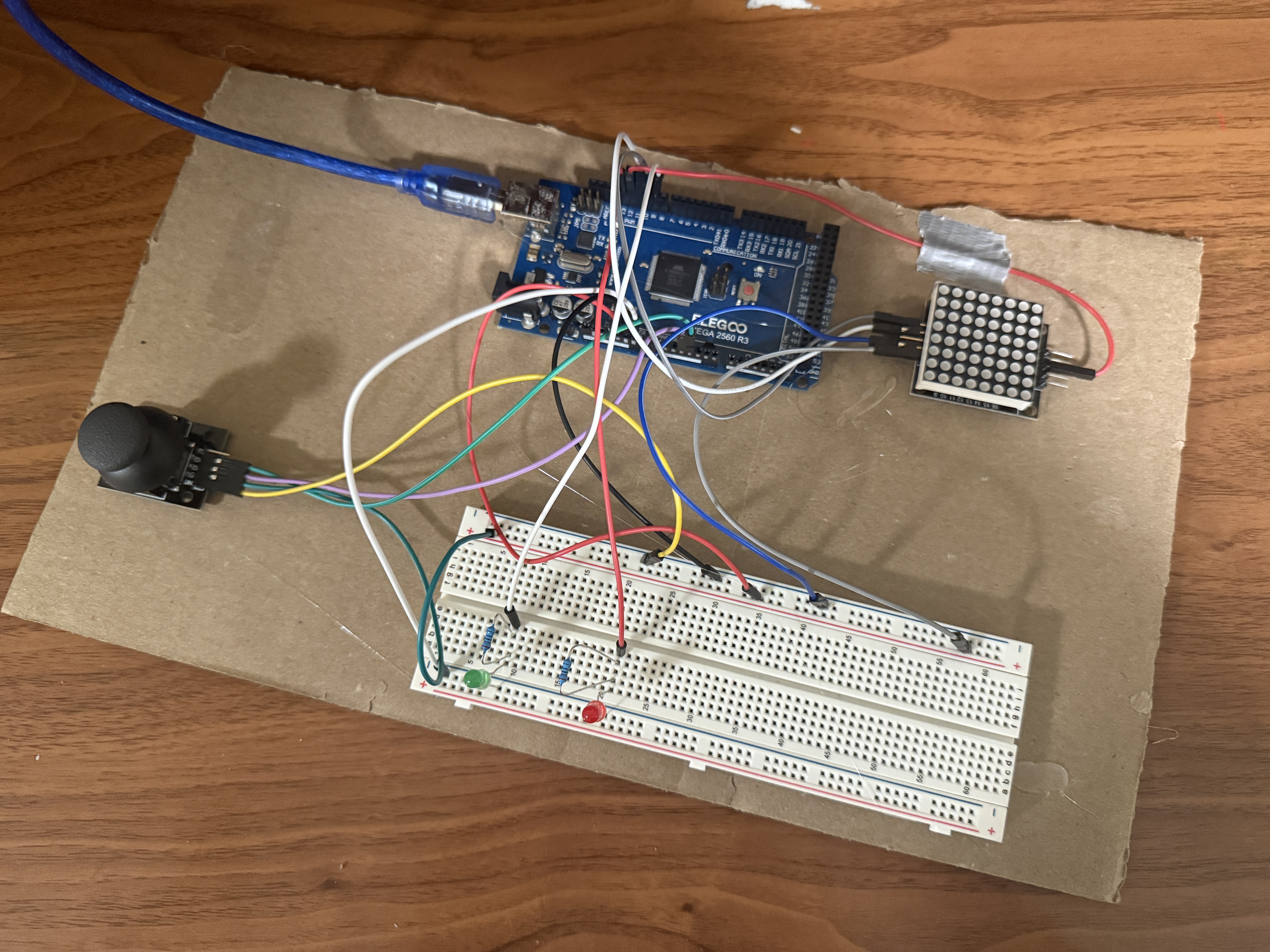 Matrix Snake Game Circuit